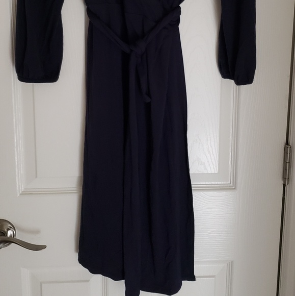 Ingrid & Isabel Maternity Navy Wrap Dress M - Picture 2 of 3